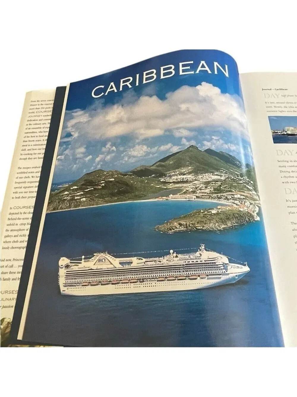 Autographed Courses, A Culinary Journey, by Princess Cruises, Cookbook